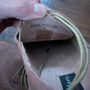 Brown suede dress shoes